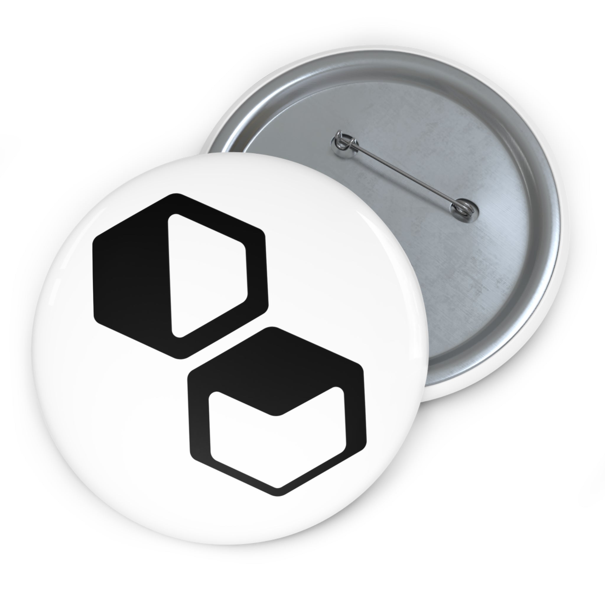 DM Icon Pin White