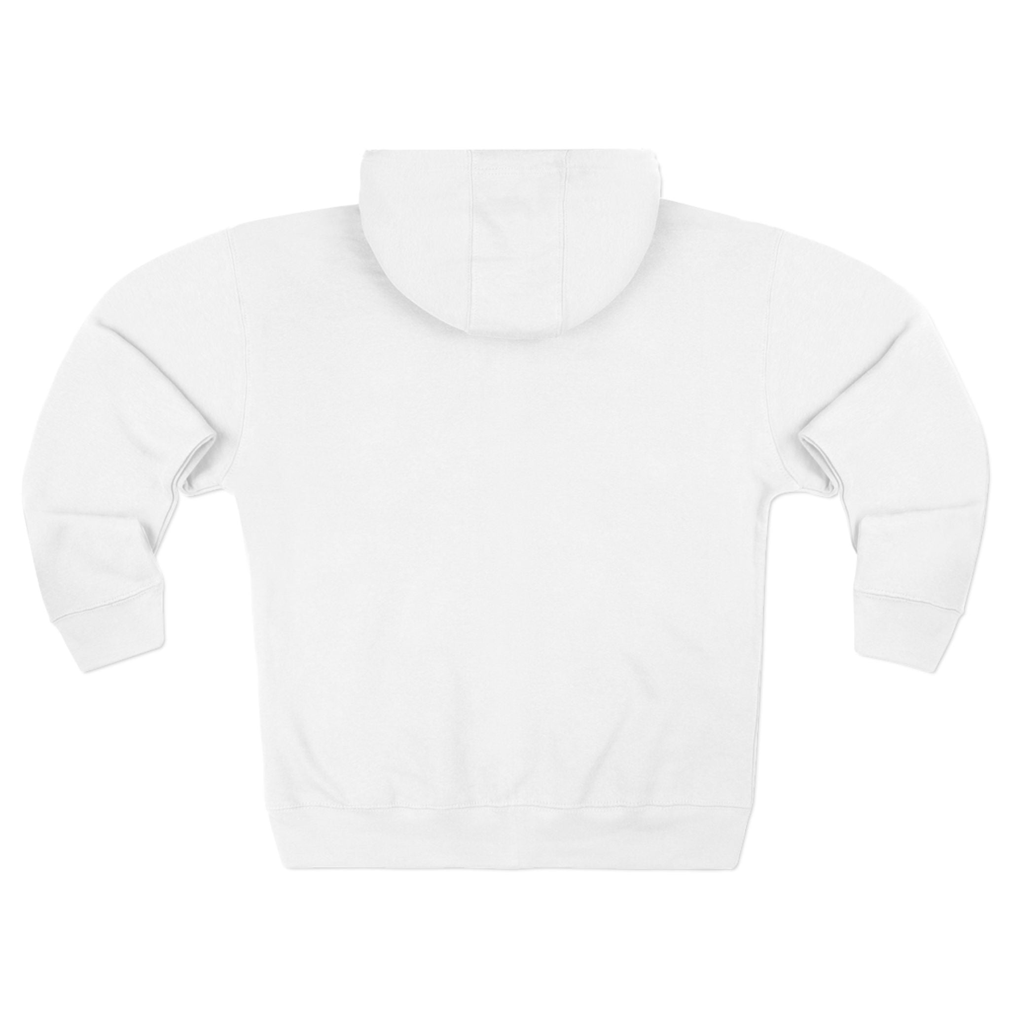 DM Spot Zip Hoodie White