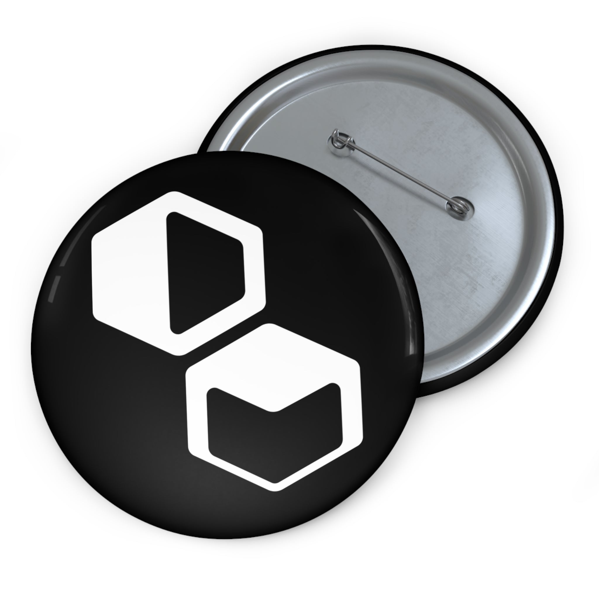 DM Icon Pin Black