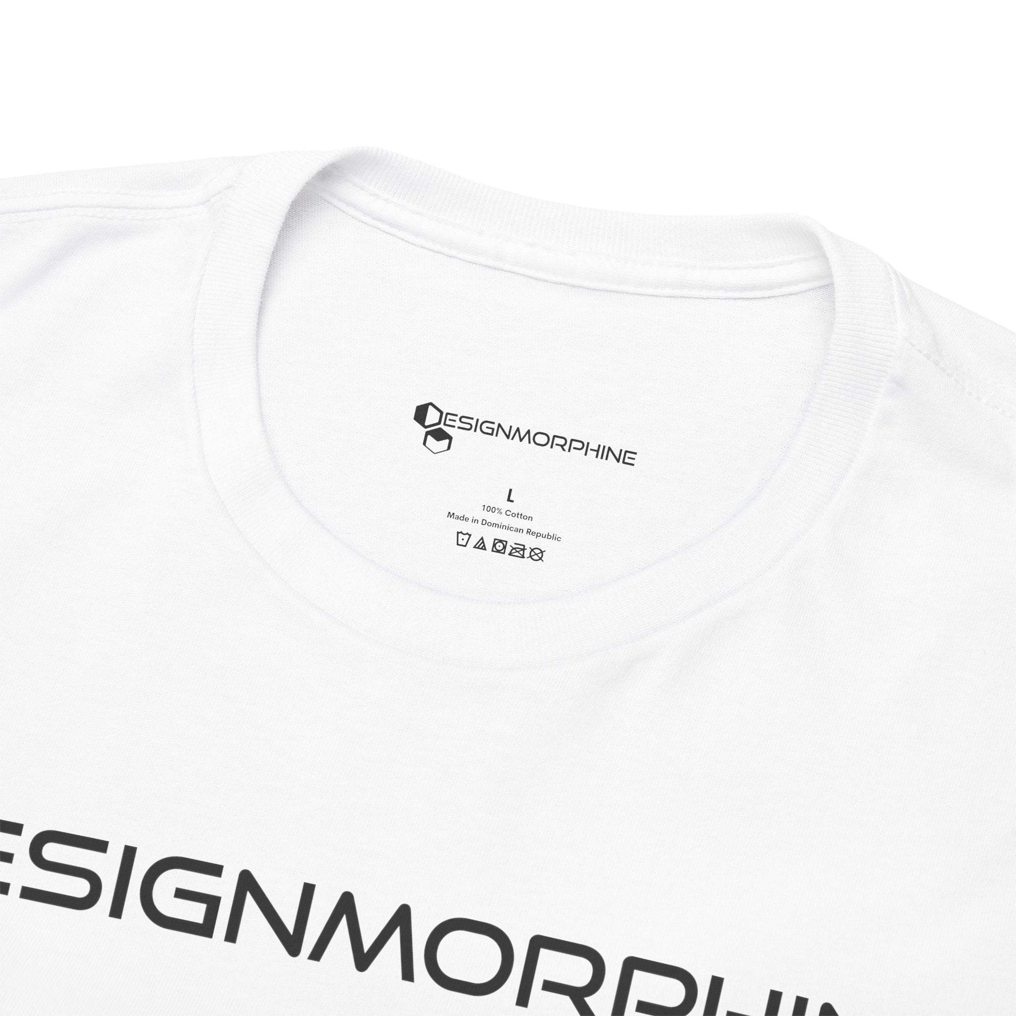 DM Text Tee White