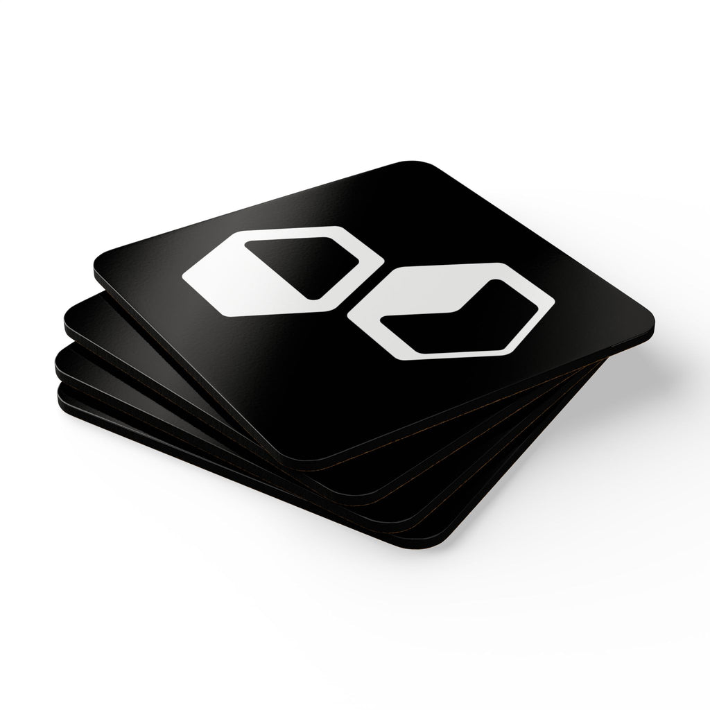 DM Icon Coasters Black