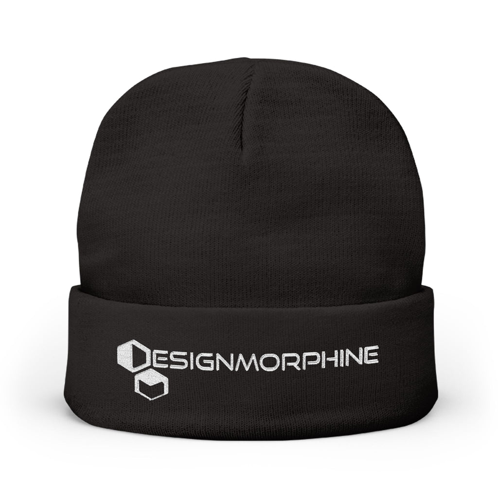 DM Text Beanie Black