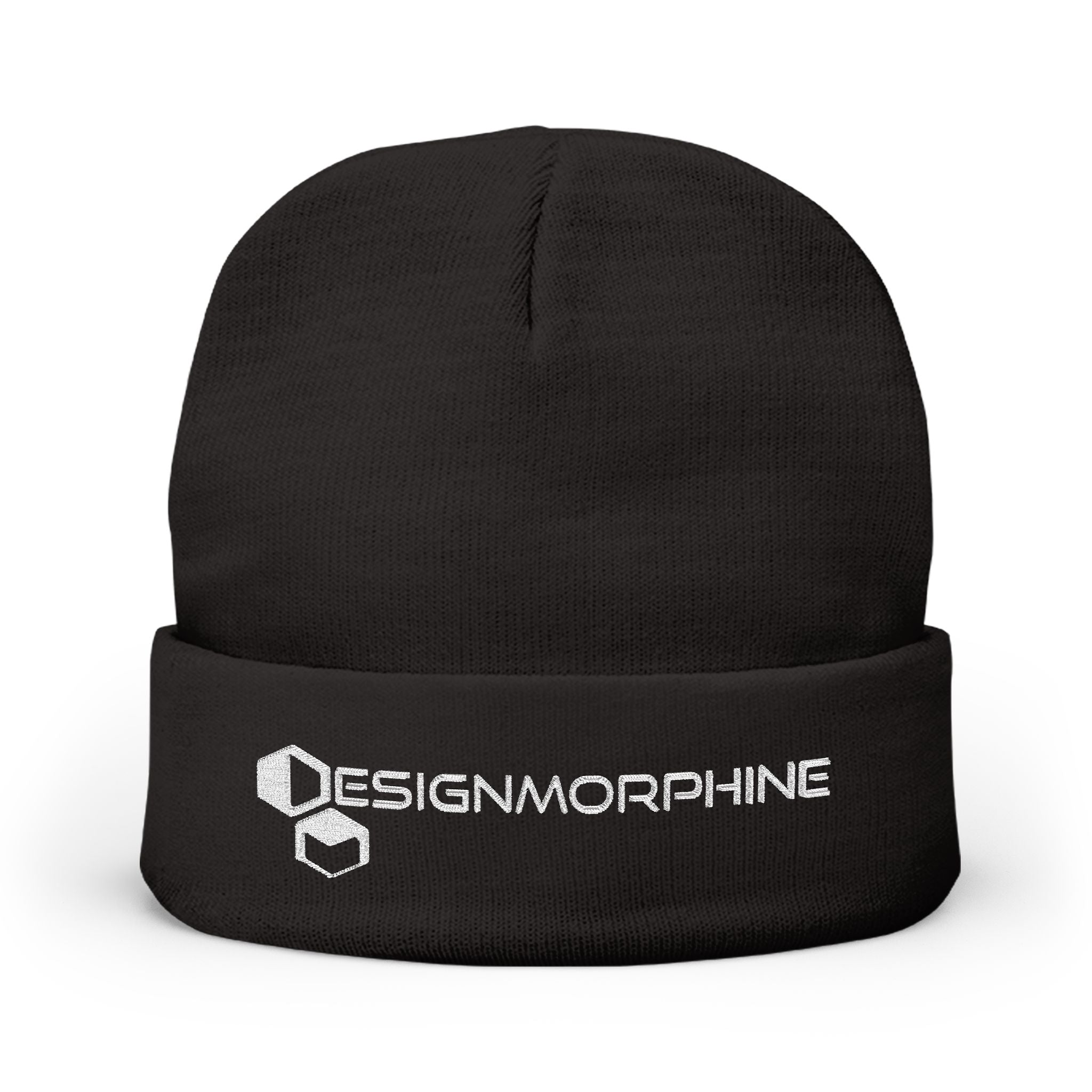 DM Text Beanie Black