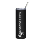 DM Text Tumbler Black