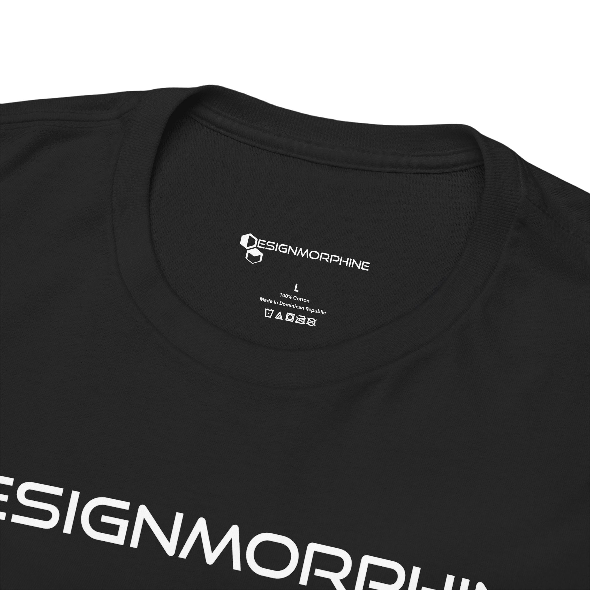 DM Text Tee Black