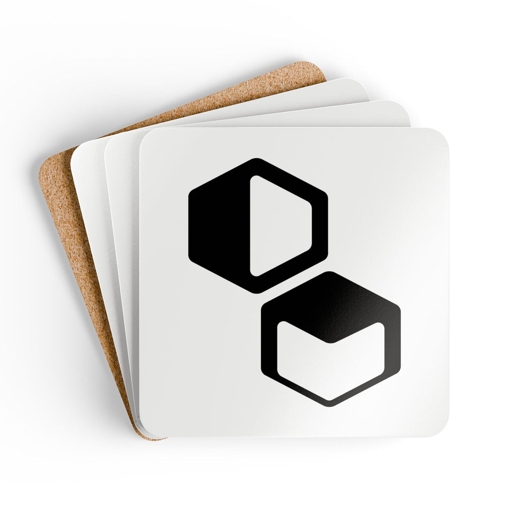 DM Icon Coasters White