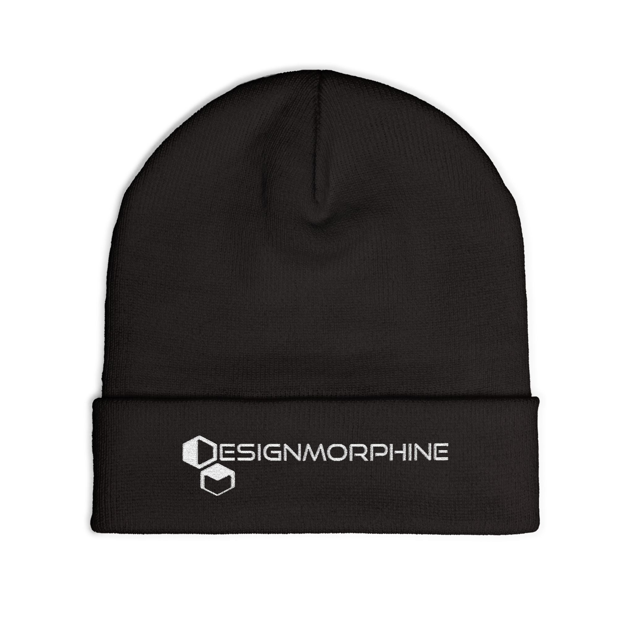 DM Text Beanie Black