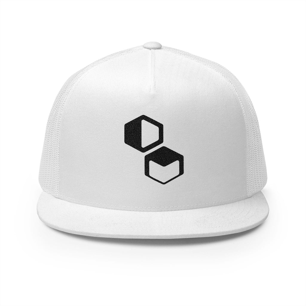 DM Icon Mesh Snapback White
