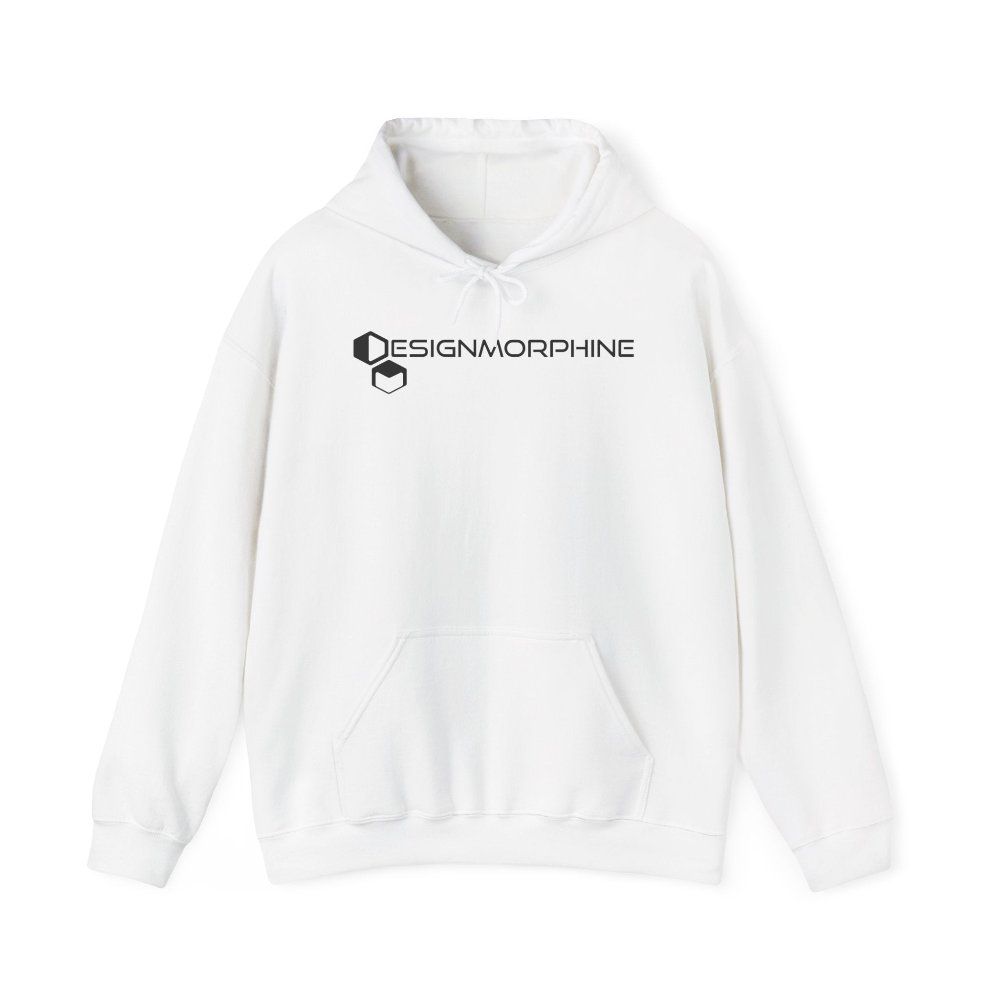 DM Text Hoodie White