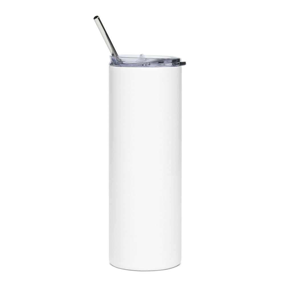 DM Text Tumbler White