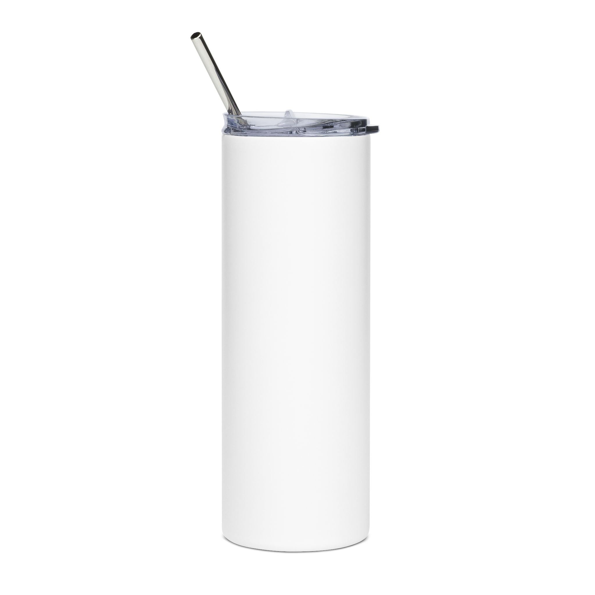 DM Text Tumbler White
