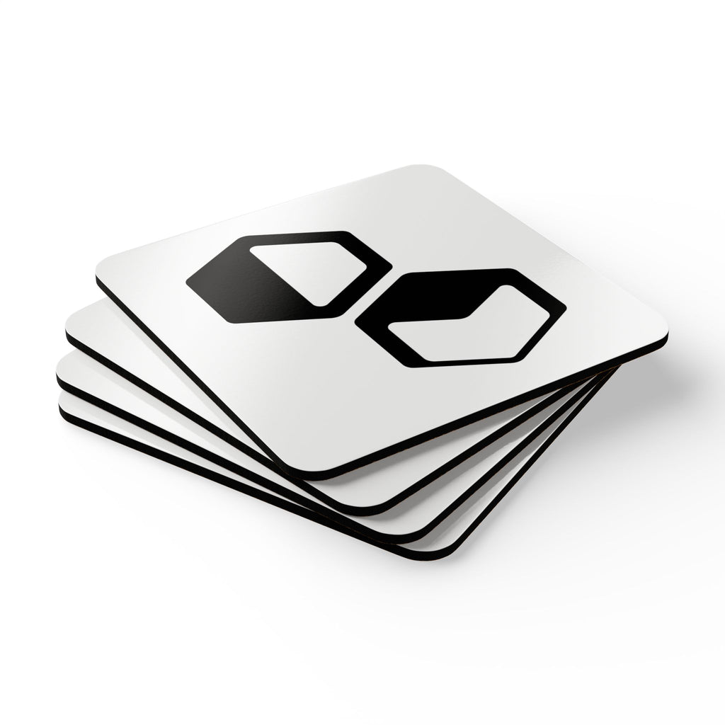 DM Icon Coasters White