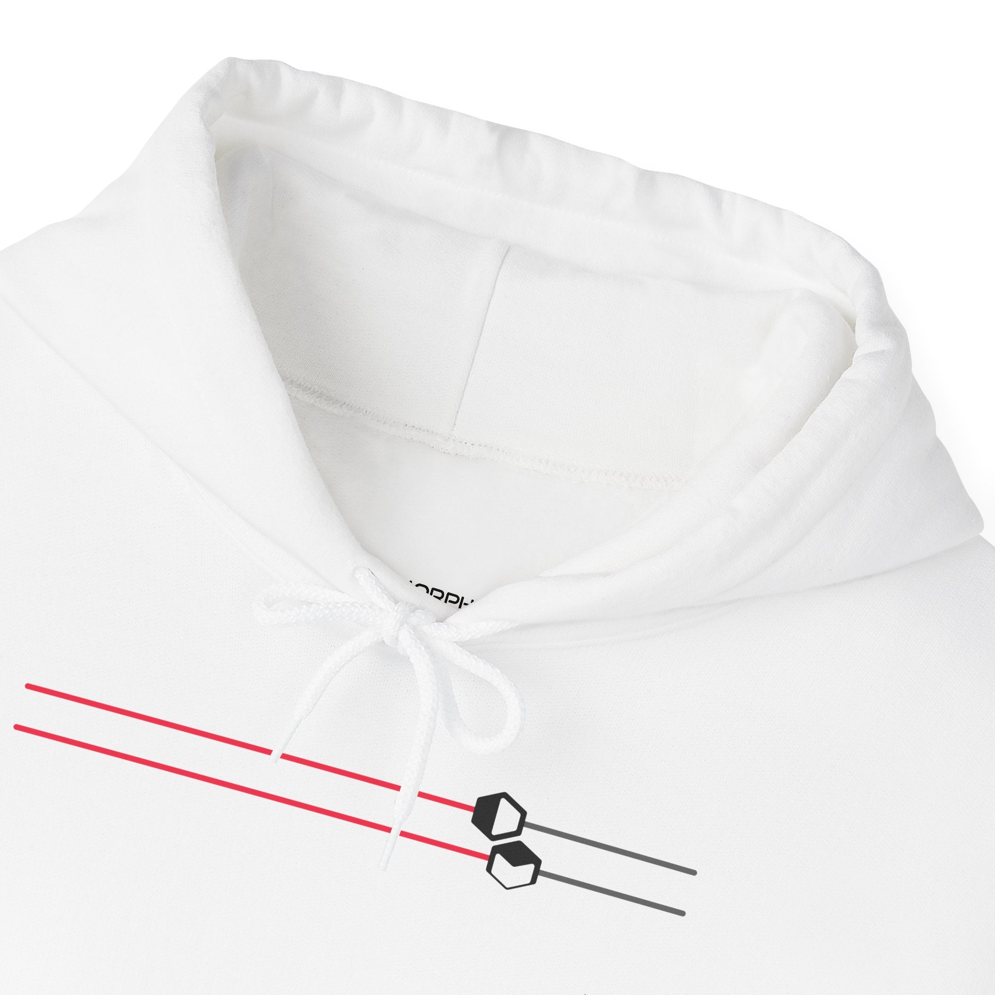 DM Slider Hoodie White