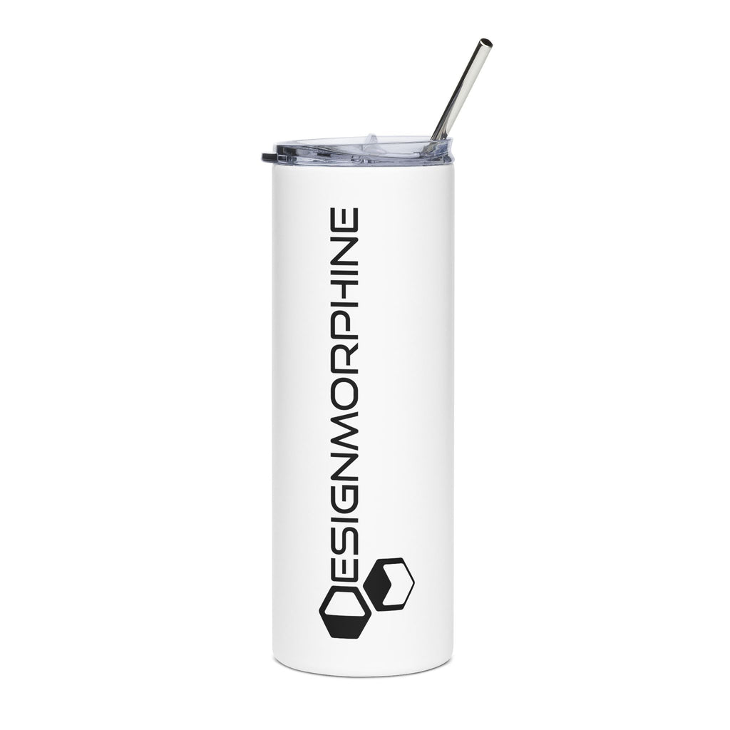 DM Text Tumbler White